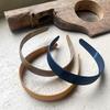 Bold Matte Headband, Simple Color, Thick Hairband