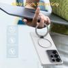 For Samsung Galaxy S24 Ultra Magnetic Case Rotating Ring Kickstand TPU + PC Back Cover