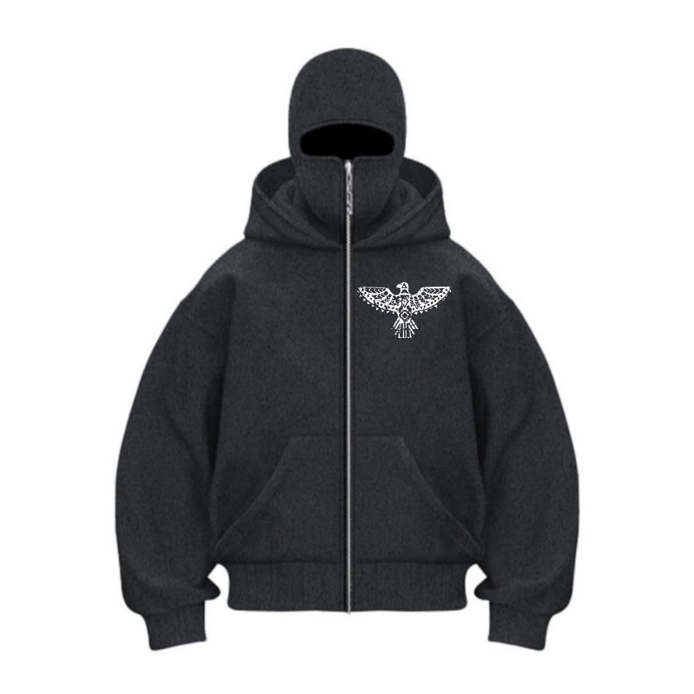 Men'S Zip-Up Hoodie with Full-Zip Closure Gym Hooded Sweatshirt with Front Zipper Closure Sweater Hoodie Casual Wear Street Style Comfortable Material