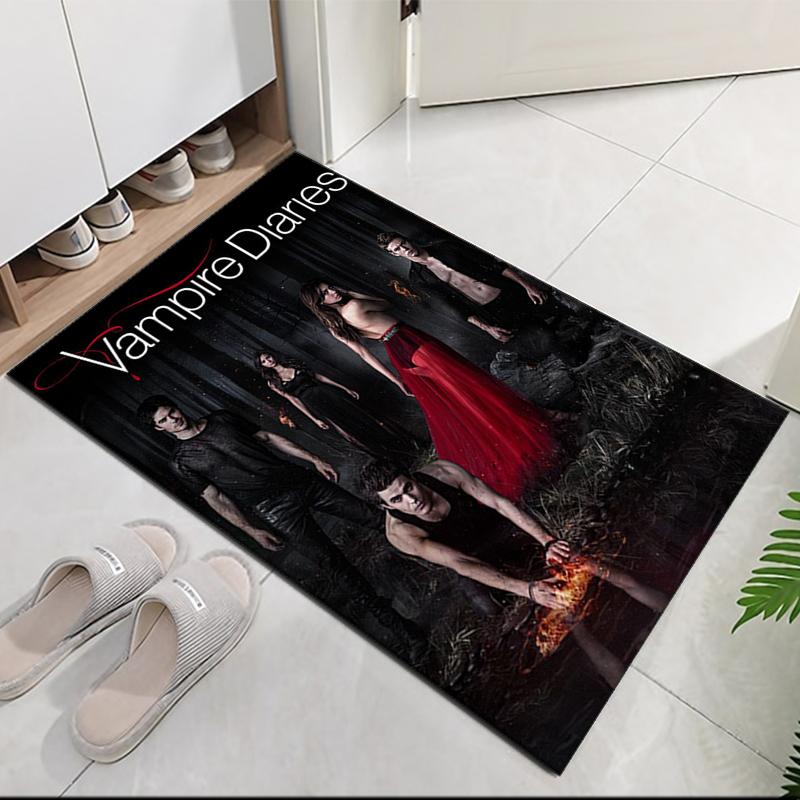 Vampire Diaries Printed Carpet, for Office Chair Living Room Bedroom Kitchen Room Decor Gifts.