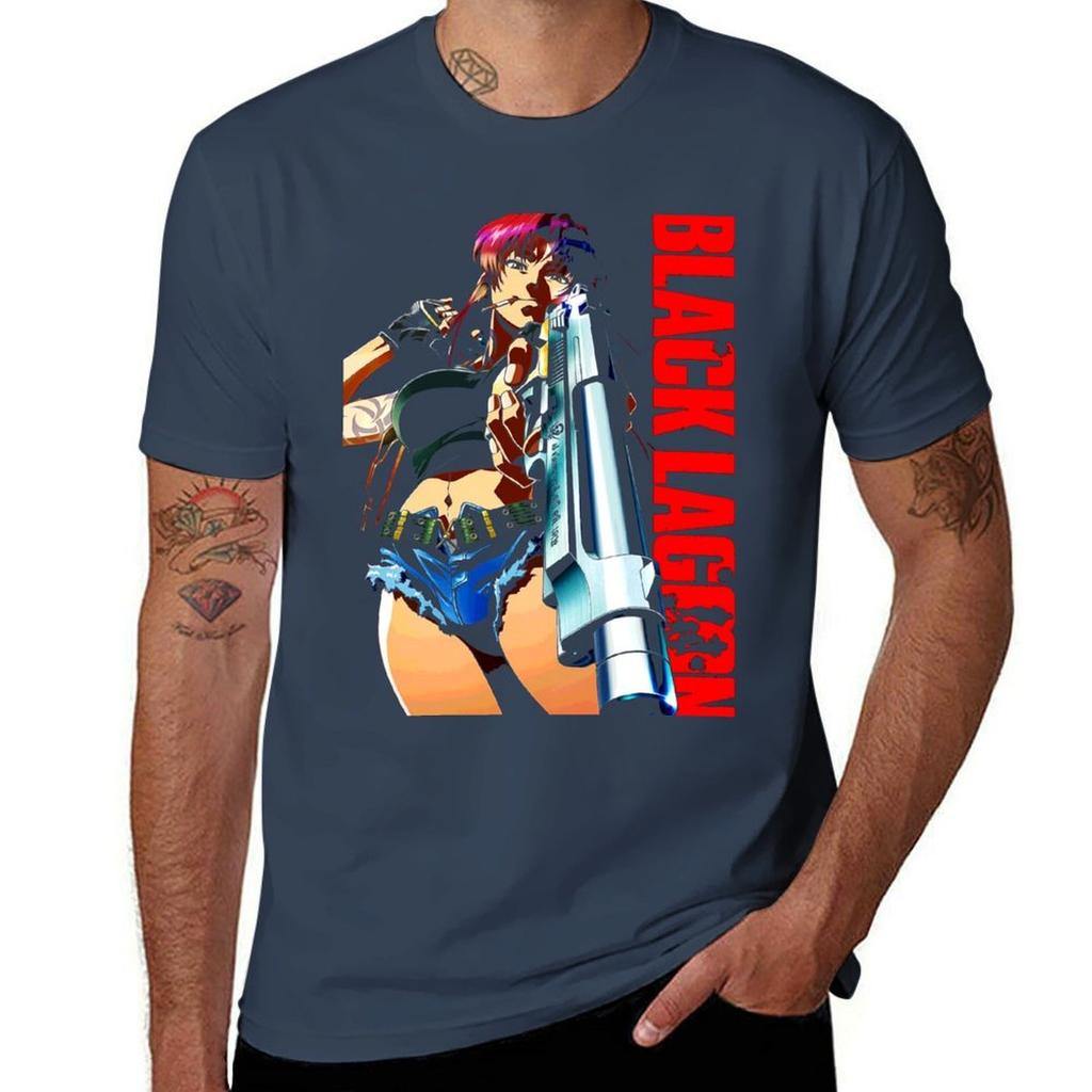 Black Lagoon Tshirt Lightweight Gym Training Tshirt