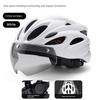 Yu Zhaolin's Premium Bicycle Helmet with Integrated Goggles, One-Piece Riding Helmet for Men and Women, Mountain and Road Safety Helmet