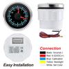 52mm Digital Clock Gauge 0-12 Hours Pointer 7 Color Backlight Hourmeter For Car Boat Truck Waterproof Clock Meter 12V 24V