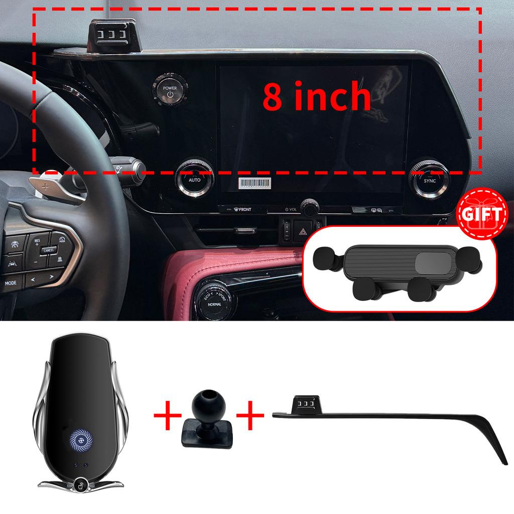 Support de téléphone personnalisé pour Lexus NX 2022 2023 2024-2026 (14 pouces/9,8 pouces), Base d'écran de tableau de bord, sans perceuse