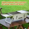 Stainless Steel Barbecue Stove Outdoor Charcoal Folding Barbecue Rack Household Small Folding Carbon Barbecue Skewer Stove bbq