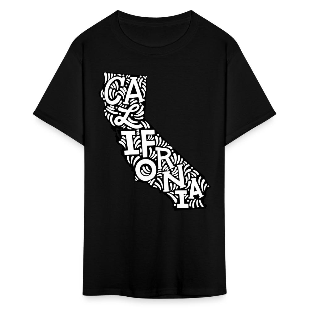 

California Map Shirt Republic Street Urban Graphic Art T-Shirt S