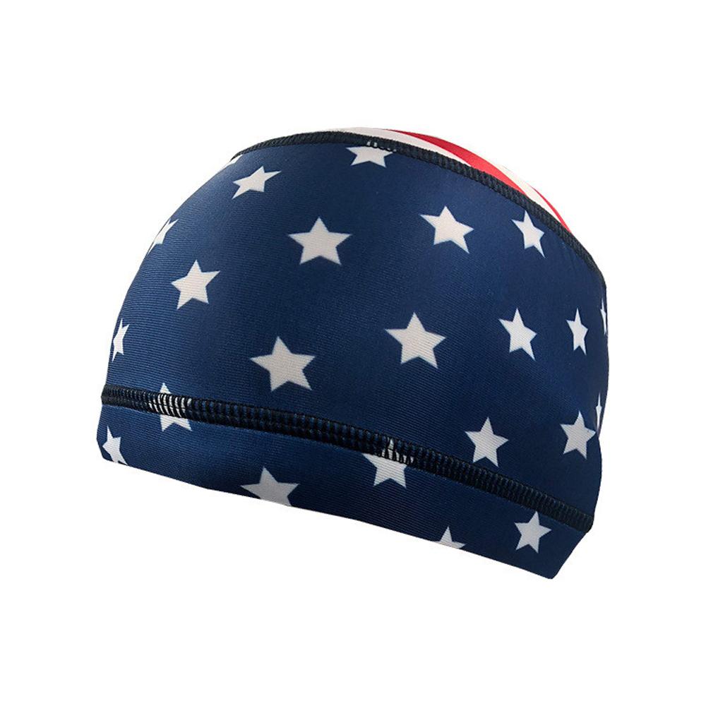 Bike Headwear Motorcycle Bicycle Cap Breathable Cooling Cap Cycling Cap Skull Cap Helmet Liner синий