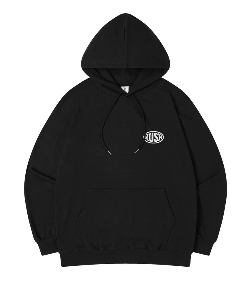 Rush Oversized Printed Hooded Sweatshirt