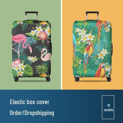 Customizable Thickened Leather Trolley Suitcase Dust Cover