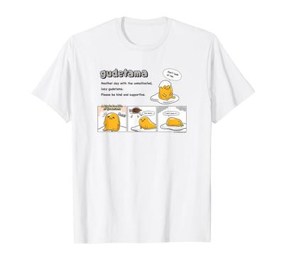 Gudetama Comic Light Color T-Shirt