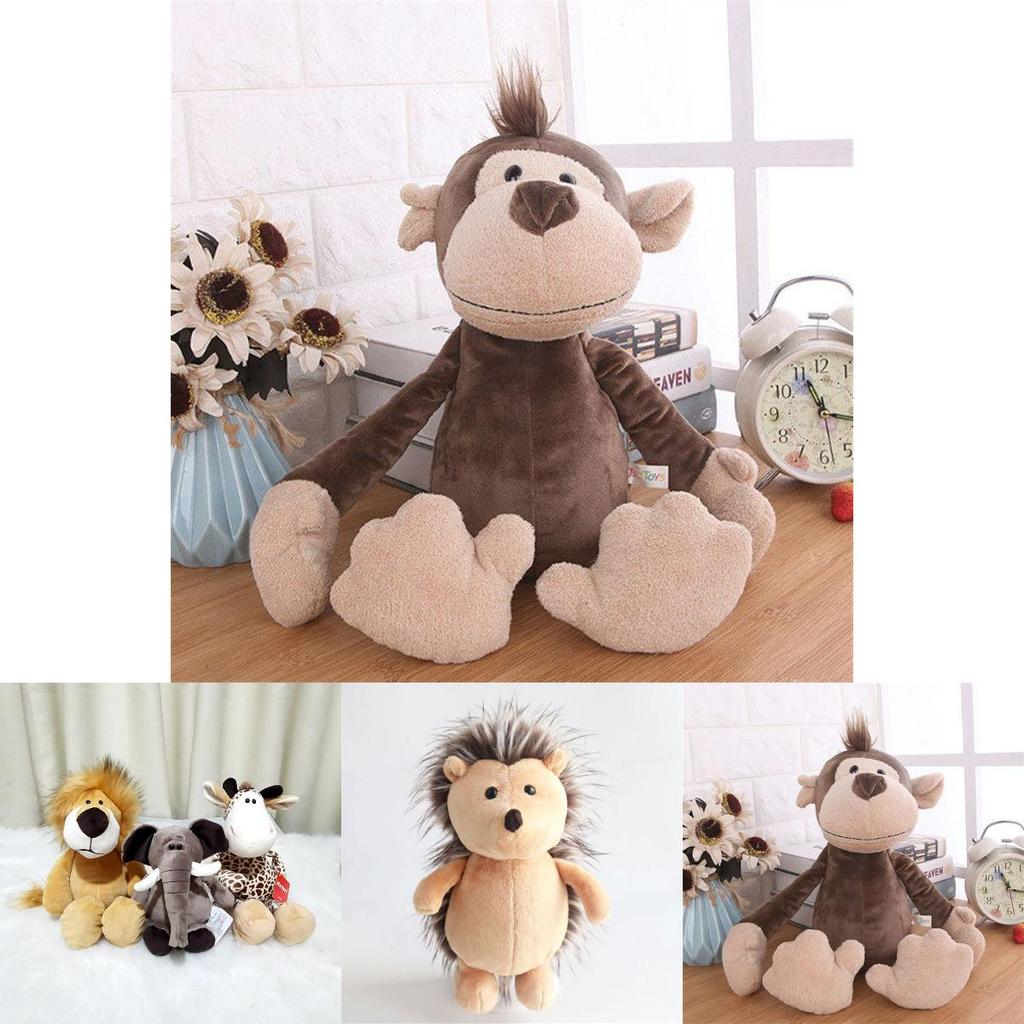 Jungle Animal Plush Toy Adorable Pp Cotton Stuffed Doll For Kids Babies