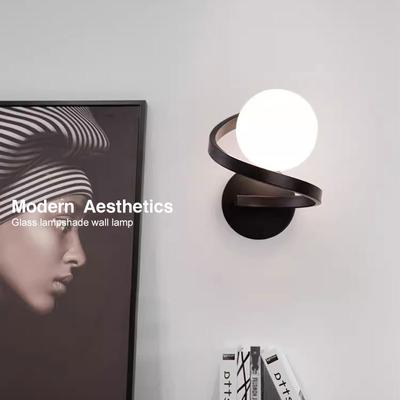 Nordische LED Glas Wandleuchte Für Luxus Wohnzimmer Schlafzimmer Nachttisch Flur Gang Mit G9 Leuchtmittel Heim Dekorative Wandleuchte 7W