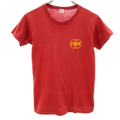 Mayo SPRUCE 70s Made In USA Vintage TWA Short Sleeve T-shirt Women Used