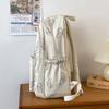 Butterfly Print Backpack Large Capacity Rucksack for Hiking Camping Commute and Travel Minimalist Design
