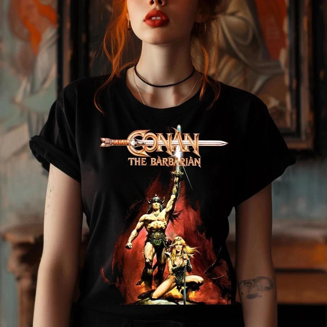 Conan the Barbarian Movie Poster T-Shirt 2XL