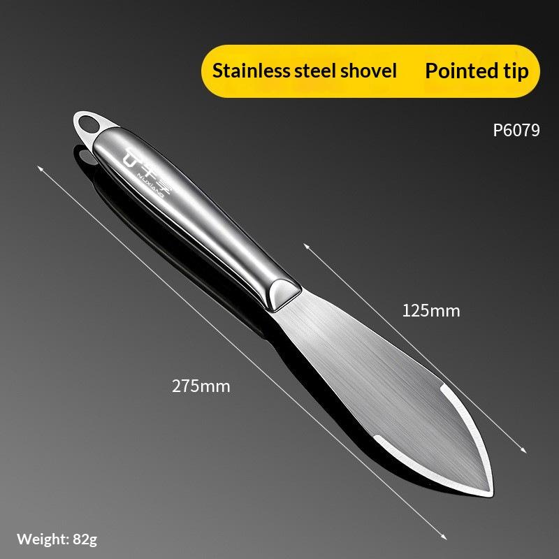 Thickened Stainless Steel Garden Trowel Heavy Duty Shovel Spade For Planting Transplanting Digging Weeding Outdoor Tool A1