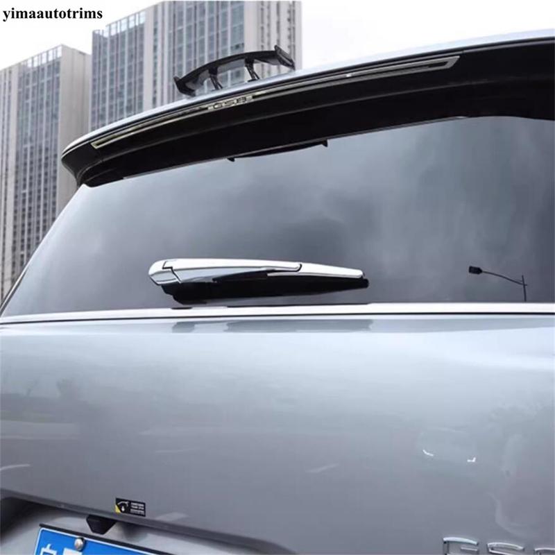 Car Rear Windshield Window Windscreen Rain Wiper Cover Trim For Trumpchi GAC GS8 2024 ABS Chrome Exterior Accessories
