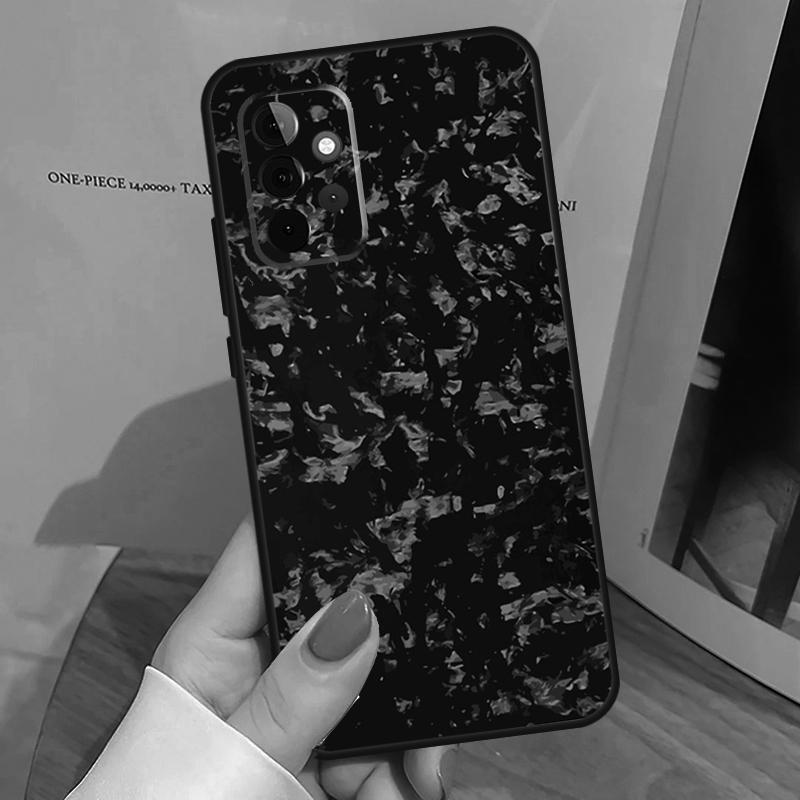 Forged Carbon Funda For Samsung Galaxy A15 A25 A35 A55 A52 A32 A12 A14 A34 A54 A51 A71 A53 A13 A33 Case