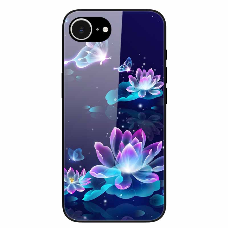 Tempered Glass Phone Cases For iPhone 16e 2025 Case Silicon Bumper Hard PC Back Cover Shell for iPhone SE (2025) / for iPhone16e