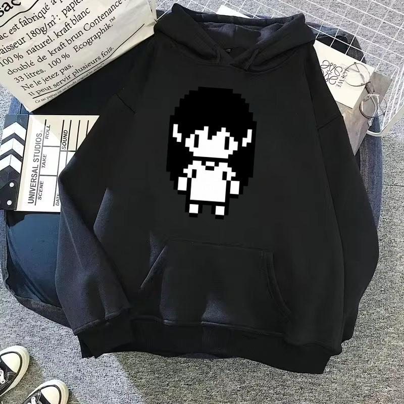 Game Pixel Hoodie Y2k Clothes Women Clothing Long Sleeve Sweatshirt Women's Sweatshirts Y2k Hoodies Clothes Anime Women Hoodie