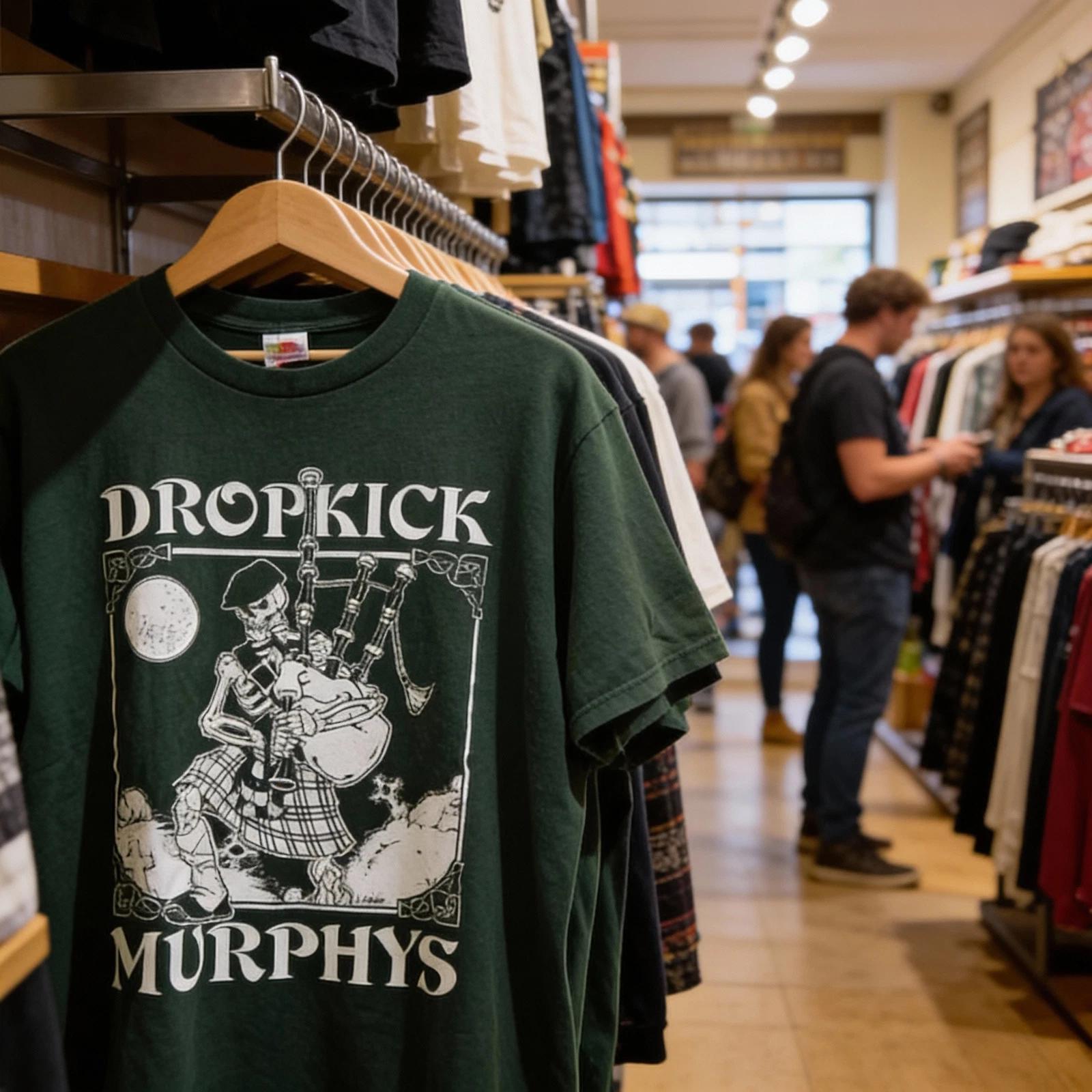 90s Dropkick Murphys Band Short Sleeve Forest Green T shirt Unisex S-5XL XL