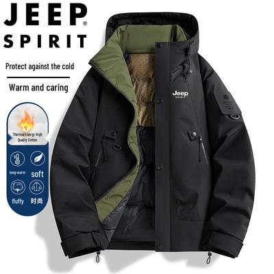 JEEP SPIRIT Men's Hooded Winter Padded Jacket
