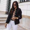 Women Long Sleeve Slim Fit Blazer Short Suit Jacket Casual Office Workwear for Women