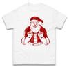 Santa Middle Finger Flip Christmas T Shirt Offensive
