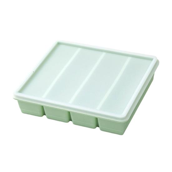 

Yousheng Ice Cube Mold Silicone Freezer Tray with Lid Multi-Compartment Ice Cube Tray for Freezing Long Ice Cubes