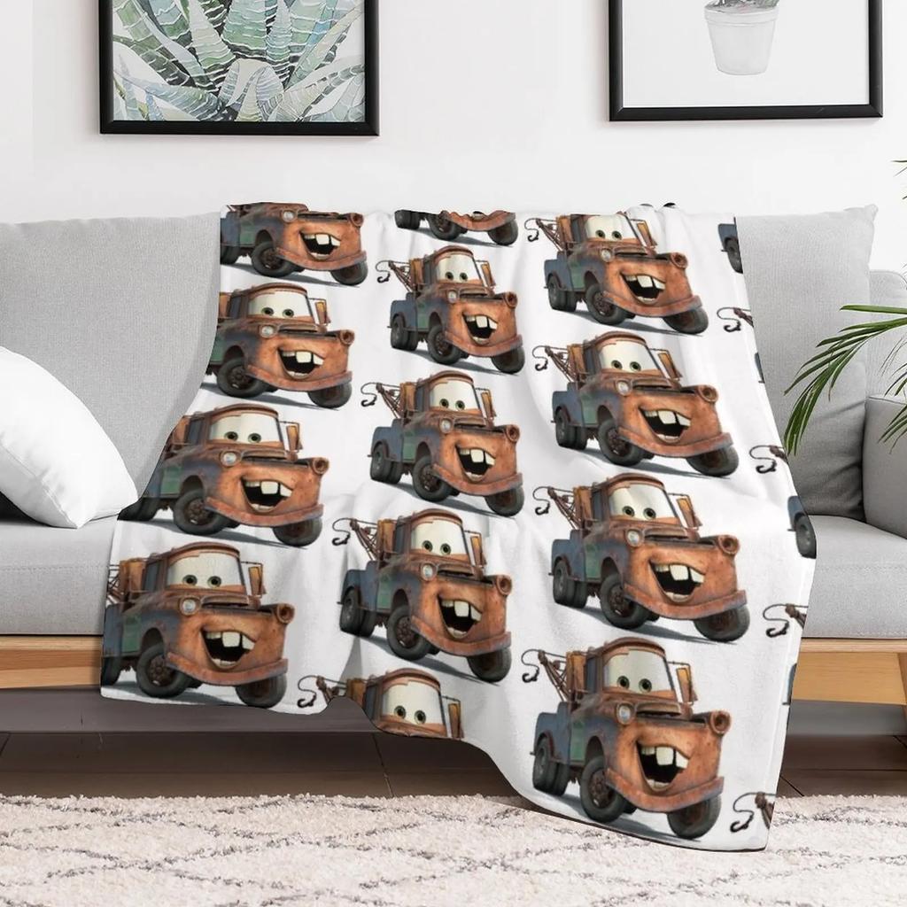 Mater Cars Throw Blanket Warm Napping Blanket for Office Couch Bed