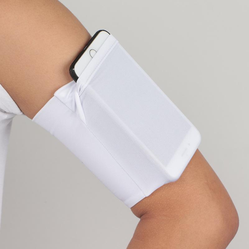 Atmungsaktives Elastisches Outdoor-Fitness-Handy-Armband: Lauf-, Radsport-Armstulpe & Tasche