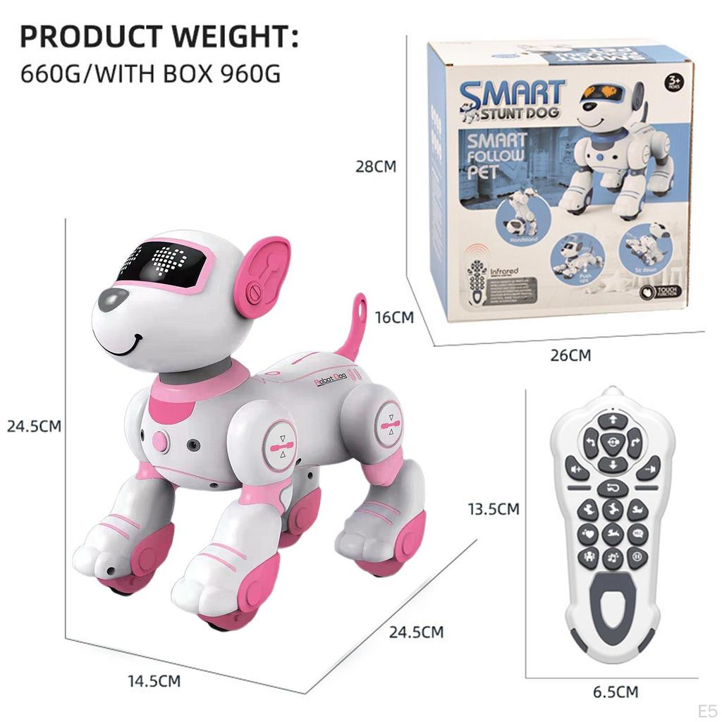 Remote Control Robot Dog Toy Toys for Boys and Girls Age 5 6 7 8 9 10