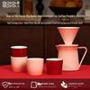 Jingdezhen Crystal Double Coffee Cup Set