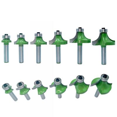 1pc 8mm Ecke Runde Über Router Bit mit Lager für Holz Holzbearbeitung Werkzeug Wolfram Hartmetall Fräser