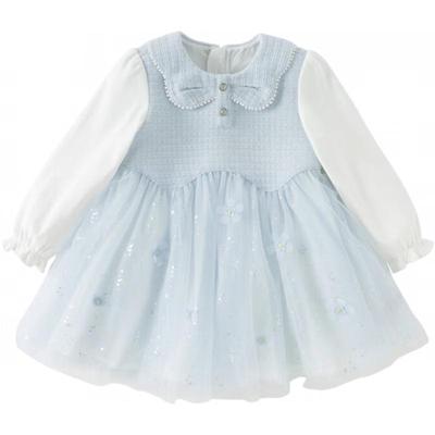 DAVE & BELLA Girls' Spring Mesh Princess Dress