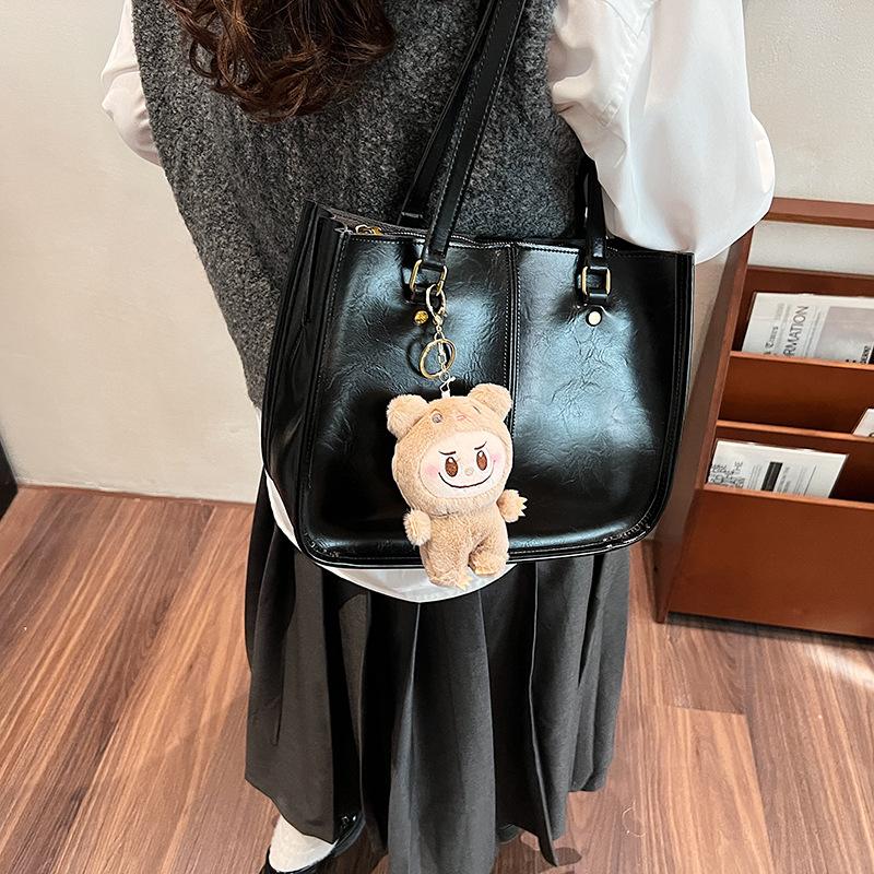 Large capacity bag women's 2025 new trendy fashion shoulder tote bag versatile niche casual portable