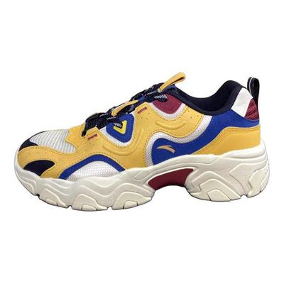 Meteor Comfortable Trendy Shock Absorbing Wear Resistant Breathable Low Top Dad Shoes Men Sneaker Yellow Blue 112348852-4