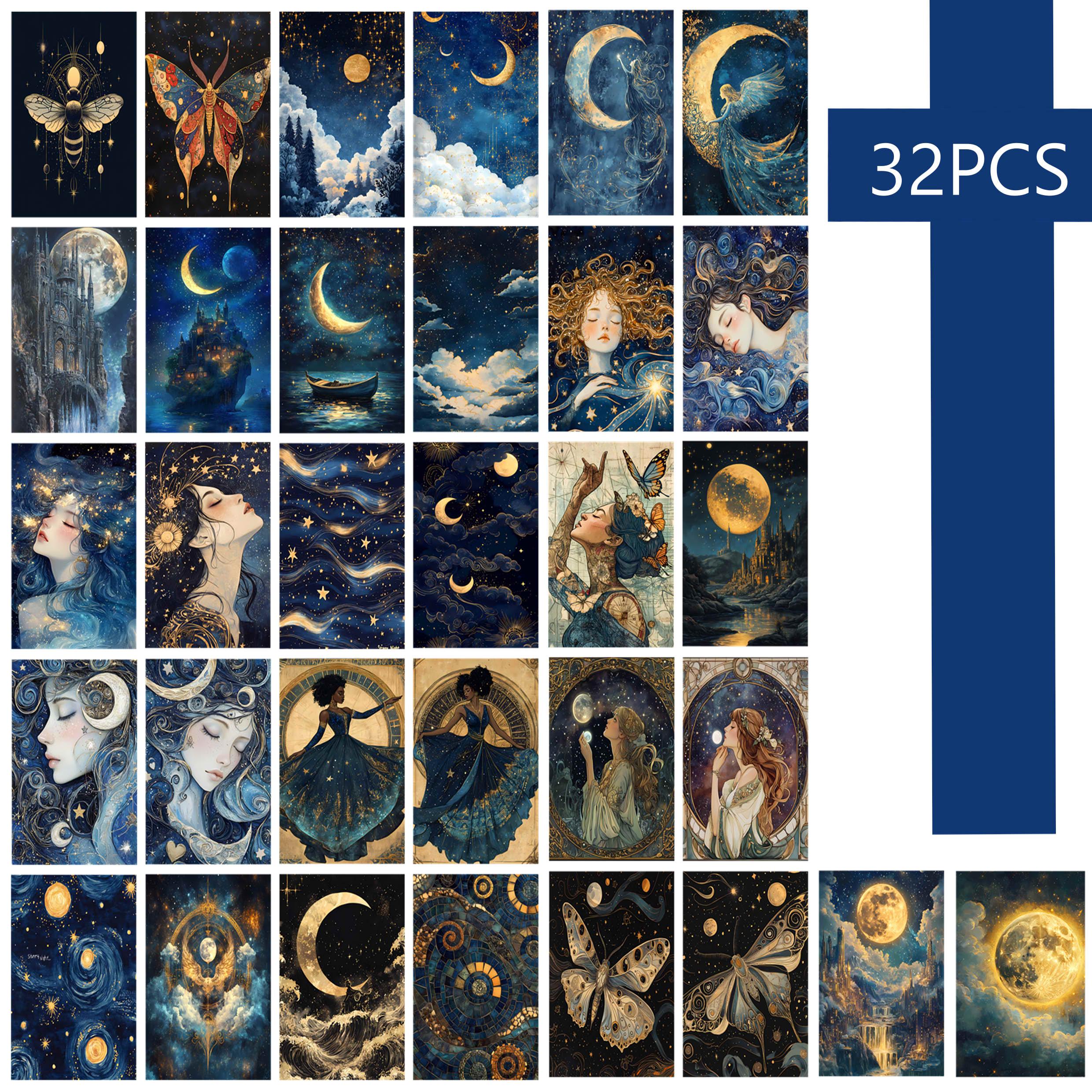 

32pcs, art girl postcards, christian, wall stickers, mailing cards, greeting cards, diy postcards, souvenir postcards, decorativ