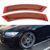 2pcs Plastic Car Front Bumper Reflector Lights Side Marker Lamp Reflective Light Fit for E92 E93 2007 2012