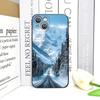 Vintage lesní krajina Sněžná hora Scenérie Pouzdro na telefon pro iPhone 17 16 12 11 14 Plus 13 15 ProMax 13 Mini X XS XR Měkký kryt