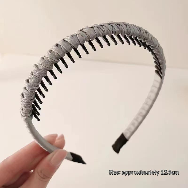 Sparkly Rhinestone Toothed Headband Non Slip Full Glitter Design For Face Washing Daily Wear Party Hairstyling A16