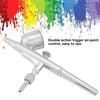 Schwerkraftzufuhr Double Action 7CC Airbrush Farbspritzpistolen-Kit Werkzeuge für Spielzeug Nagelpflege(0,3 mm)