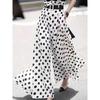 Wave Point High Waisted Loose Pants Women Polka-Dot High Waist Loose Waistband Pants