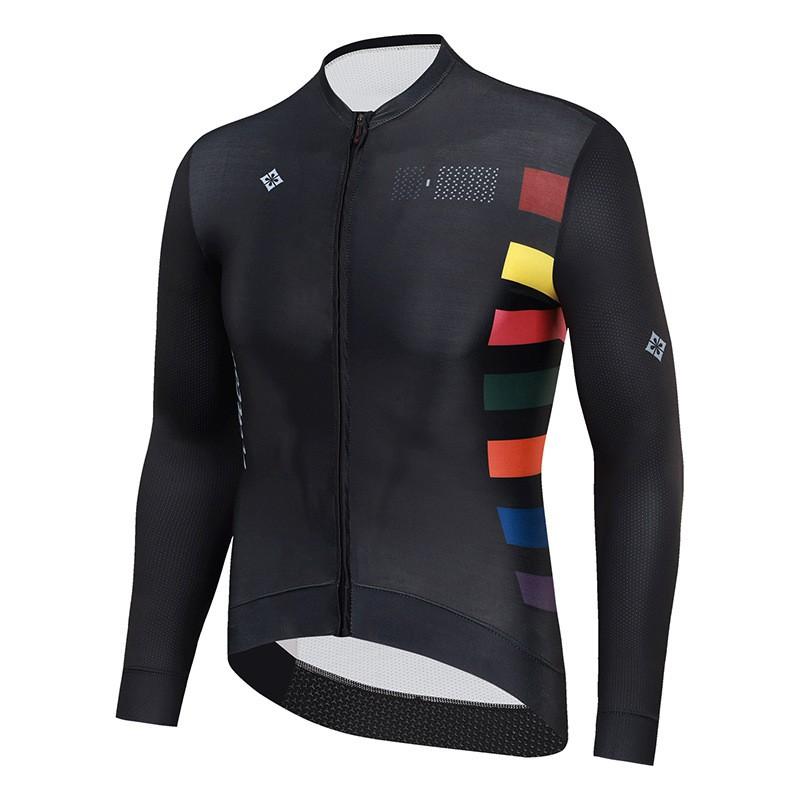 Men Women Cycling Jersey Long Sleeve Breathable Quick-Dry Bike Sport Shirt Riding Apparel
