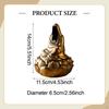 Incense Burner Holder Artwork Gift Ceramic Mediation Crafts Ornament Sculpture for Room