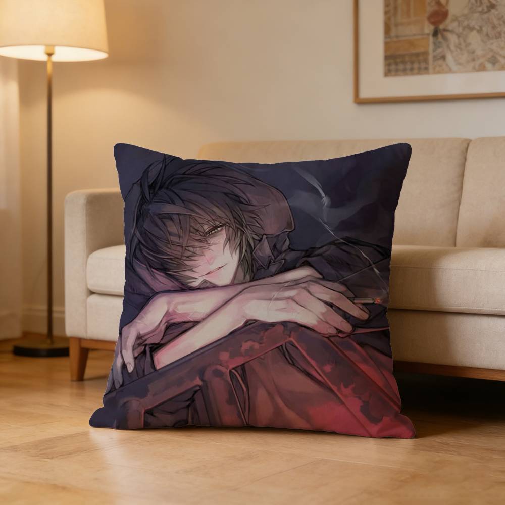 Towa S-Slow D-Damages Pillow Case Pattern Printed Pillowcase For Living Room Sofa Cushion Cover