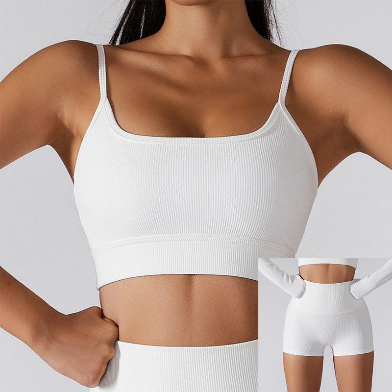 Shockproof Sports Underwear Gather Yoga Bra Running Fitness Beautiful Back Double Shoulder Suspender Yoga Clothes Women