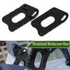 Black Fit For KAWASAKI KLR650 2022-2023 Motorcycle Windshield Windscreen Riser