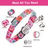 Personalized Printed Cat Collar Adjustable Kitten Puppy Collars With Free Engraved ID Nameplate Bell Anti-lost Cats Collars