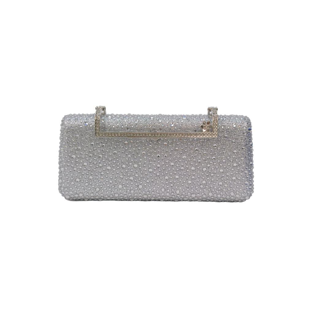 Fashion Wool Diamond Handbag Women's 2026 Spring New Fashion Exquisite Dinner Bag Shoulder Messenger Bag Bag
